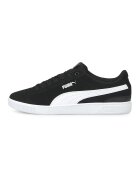 Puma Pantofi sport de piele intoasa Vikky v3 - Alb/Negru