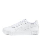 Puma Pantofi sport de piele si piele ecologica Carina 2.0 - Alb