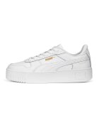 Puma Pantofi sport de piele si piele ecologica Carina Street - Alb
