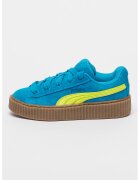 Puma Pantofi sport de piele si piele intoarsa Creeper Phatty - Albastru