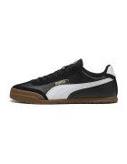 Puma Pantofi sport de piele Super Turino - Alb/Auriu/Negru