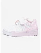 Puma Pantofi sport din piele ecologica cu inchidere velcro Slipstream Miraculos - Alb/Roz