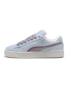 Puma Pantofi sport din piele intoarsa cu logo - Albastru glaciar/Roz prafuit