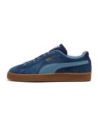 Puma Pantofi sport din piele intoarsa cu sireturi - Albastru inchis/Albastru lavanda