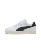 Puma Pantofi sport din piele si piele ecologica Caven 2.0 Lux - 74674 - Negru/Alb optic