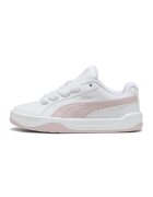 Puma Pantofi sport Easy Jr de piele ecologica cu sireturi - Alb/Roz