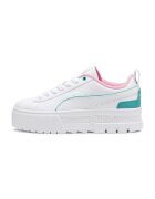 Puma Pantofi sport flatform cu garnituri contrastante Retro Resort - Alb optic
