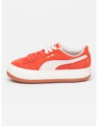 Puma Pantofi sport flatform din piele intoarsa cu logo Mayu - Coral