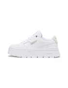 Puma Pantofi sport flatform din piele Mayze Stack - Alb murdar