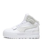 Puma Pantofi sport flatform mid-cut Mayze - Alb/Gri cenusiu