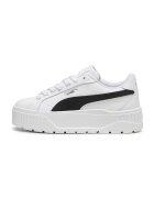 Puma Pantofi sport Karmen II flatform de piele - Alb/Negru
