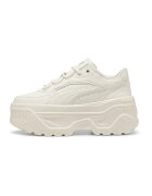 Puma Pantofi sport Karmen X-tra flatform de piele ecologica - Crem