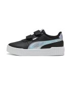 Puma Pantofi sport low-cut Carina 3.0 din piele ecologica - Negru/Albastru deschis