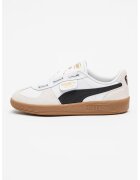Puma Pantofi sport low-cut cu garnituri de piele Palermo - Negru/Alb murdar