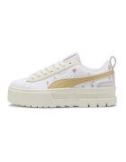 Puma Pantofi sport low cut din piele - Alb/Galben sofran