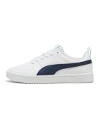 Puma Pantofi sport low-cut Rickie din piele ecologica - Alb/Albastru ultramarin