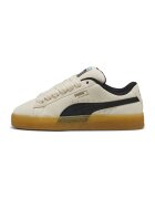 Puma Pantofi sport low cut unisex din piele intoarsa XL - Negru/Bej deschis
