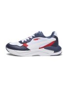 Puma Pantofi sport low-top cu insertie de plasa X-Ray Speed Lite - Alb/Bleumarin