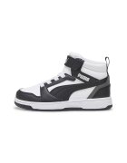Puma Pantofi sport mid-cut cu velcro Rebound V6 - Alb/Negru