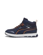 Puma Pantofi sport mid-high cu finisaj rezistent la apa Evolve - Portocaliu/Bleumarin