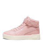 Puma Pantofi sport mid-high de piele ecologica cu velcro Carina 2.0 - Roz prafuit