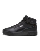 Puma Pantofi sport mid-high de piele ecologica si piele Carina 2.0 - Negru/Gri