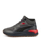 Puma Pantofi sport mid-high de piele ecologica X-Ray Speed - Gri inchis