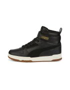 Puma Pantofi sport mid-high de piele si piele ecologica RBD Game - Negru