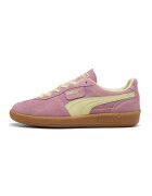Puma Pantofi sport Palermo de piele intoarsa si piele - Galben pai/Roz