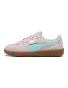 Puma Pantofi sport Palermo de piele intoarsa si piele - Turcoaz/Roz pal