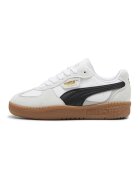 Puma Pantofi sport Palermo de piele si piele intoarsa - Alb/Gri deschis