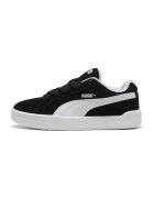 Puma Pantofi sport Park Easy low-cut de piele intoarsa - Alb/Negru