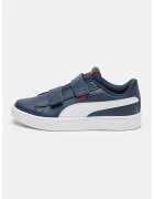 Puma Pantofi sport Rickie Classic cu velcro - Alb/Bleumarin