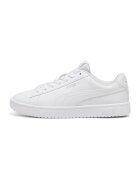 Puma Pantofi sport Rickie Classic de piele ecologica si material textil - Alb murdar