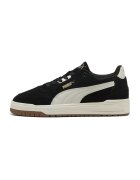 Puma Pantofi sport Shuffle Downtown de piele intoarsa - Negru/Maro nisip