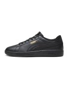 Puma Pantofi sport Smash 3.0 de piele ecologica si piele - Auriu/Negru