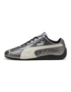 Puma Pantofi sport Speedcat Metallic din piele cu aspect metalizat - Alb fildes/Argintiu inchis
