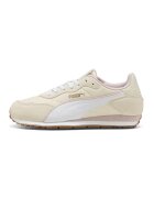 Puma Pantofi sport ST Miler cu garnituri de piele intoarsa - Alb fildes