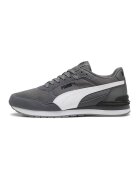 Puma Pantofi sport ST Runner v4 de plasa cu garnituri de piele ecologica - Alb/Gri