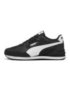 Puma Pantofi sport ST Runner v4 NL din material textil cu insertii de piele ecologica - Negru/Alb murdar