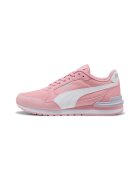 Puma Pantofi sport ST Runner v4 NL din piele ecologica cu insertii din material textil - Roz deschis/Alb optic
