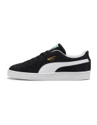 Puma Pantofi sport unisex Classic de piele intoarsa - Alb/Negru