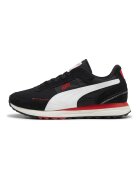 Puma Pantofi sport unisex cu detalii de piele intoarsa Road Rider - Alb/Negru