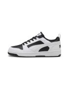 Puma Pantofi sport unisex Rebound v6 din piele ecologica - Alb/Negru stins