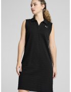 Puma Rochie din amestec de bumbac cu guler polo - Negru