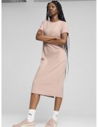 Puma Rochie midi cu slituri pe partea din spate - Roz deschis