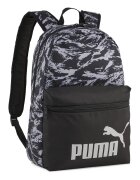 Puma Rucsac cu imprimeu logo Phase - 22L - Negru/Gri deschis