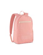 Puma Rucsac cu imprimeu logo Phase II - Roz somon