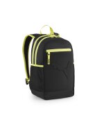 Puma Rucsac mic din material textil cu logo in relief Buzz - Negru/Verde lime
