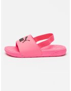 Puma Sandale slingback cu logo Cool Cat 2.0 - Negru/Roz neon